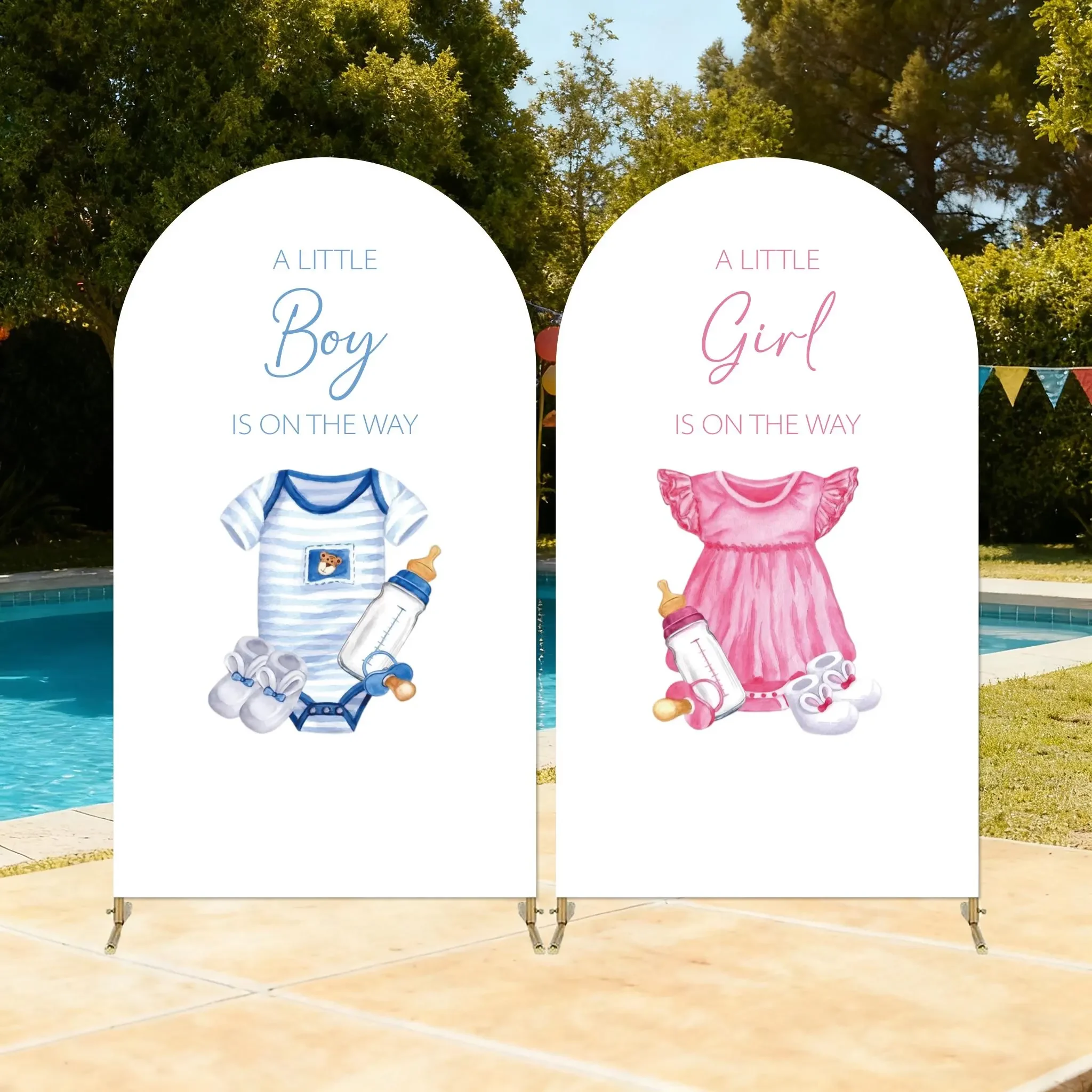 

Двусторонний фон для фотозоны «Маленький мальчик/девочка на пути» от Chiara Arch, декор для детского дня рождения, украшение для вечеринки в честь рождения ребенка