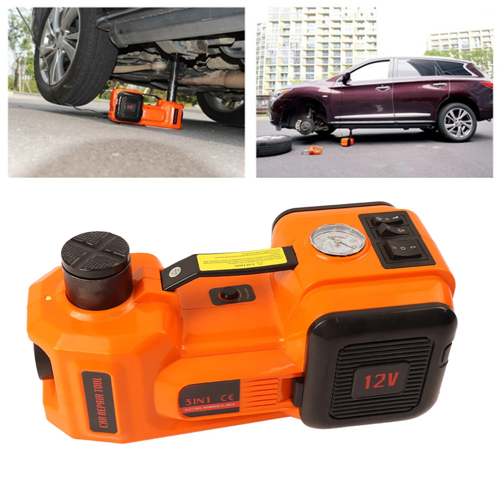 

5Ton 12V DC Automotive Car Electric Hydraulic Floor Jack Lift Garage and Emergency Equipment Hydraulic Jack Auto Electric Jack