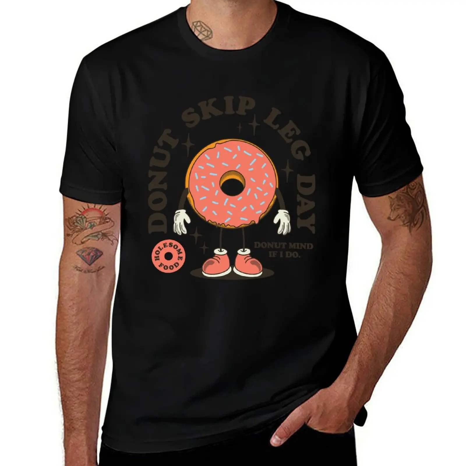 

man cotton leg for percent t man Donut t skip t day shirt shirt man T-Shirt shirt designer casual 100 T-Shirt