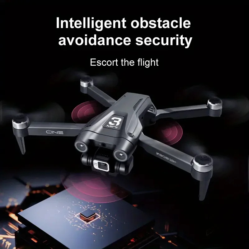 Z908 UAV HD Professional ESC Dual Camera Optical Flow Positioning 2.4G WIFi Obstacle Avoidance Quadcopter Toy, Christmas Gift