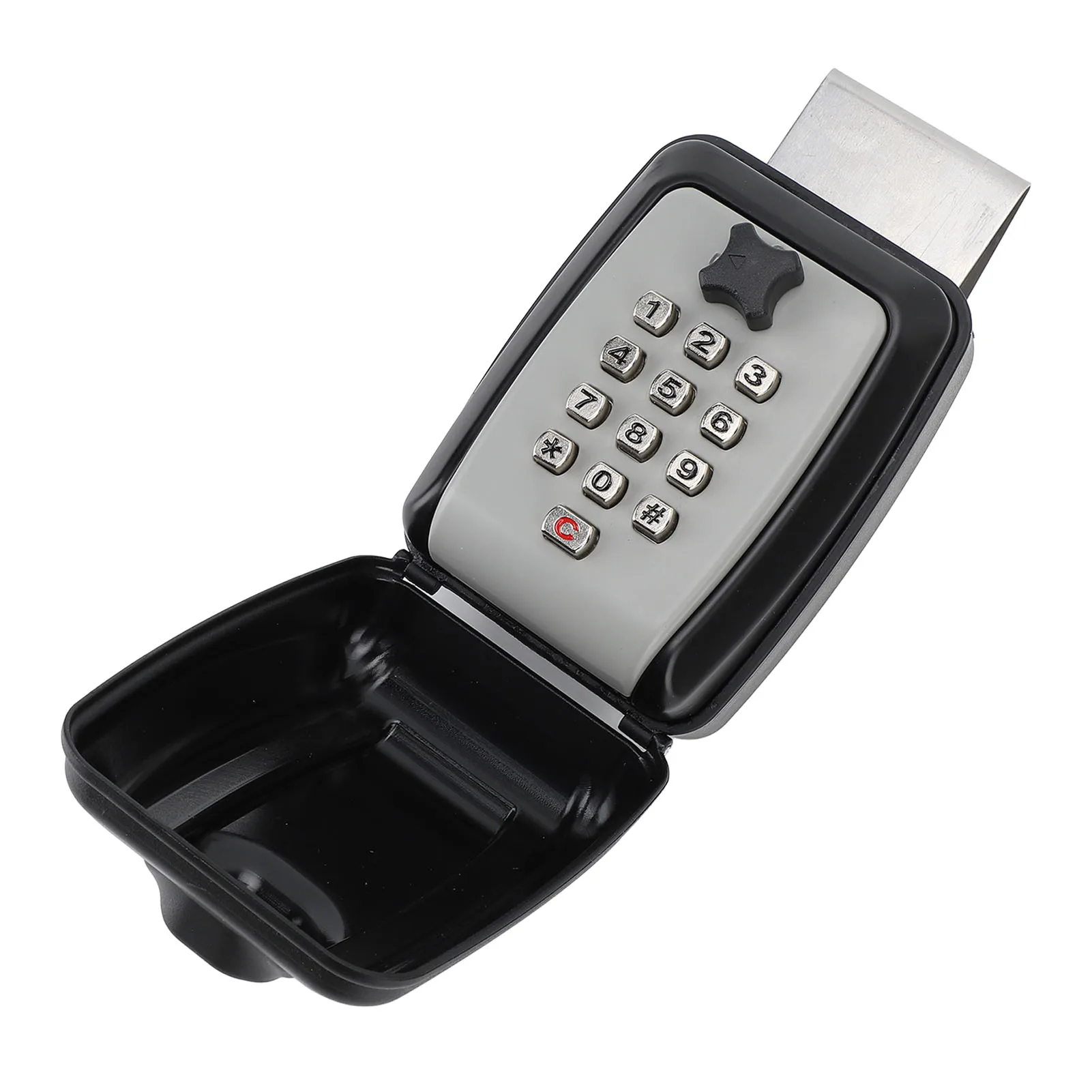 Punch Button Key Lock Box Waterproof 12 Digit Combination Car Window Key Storage Lock Box for Turo new