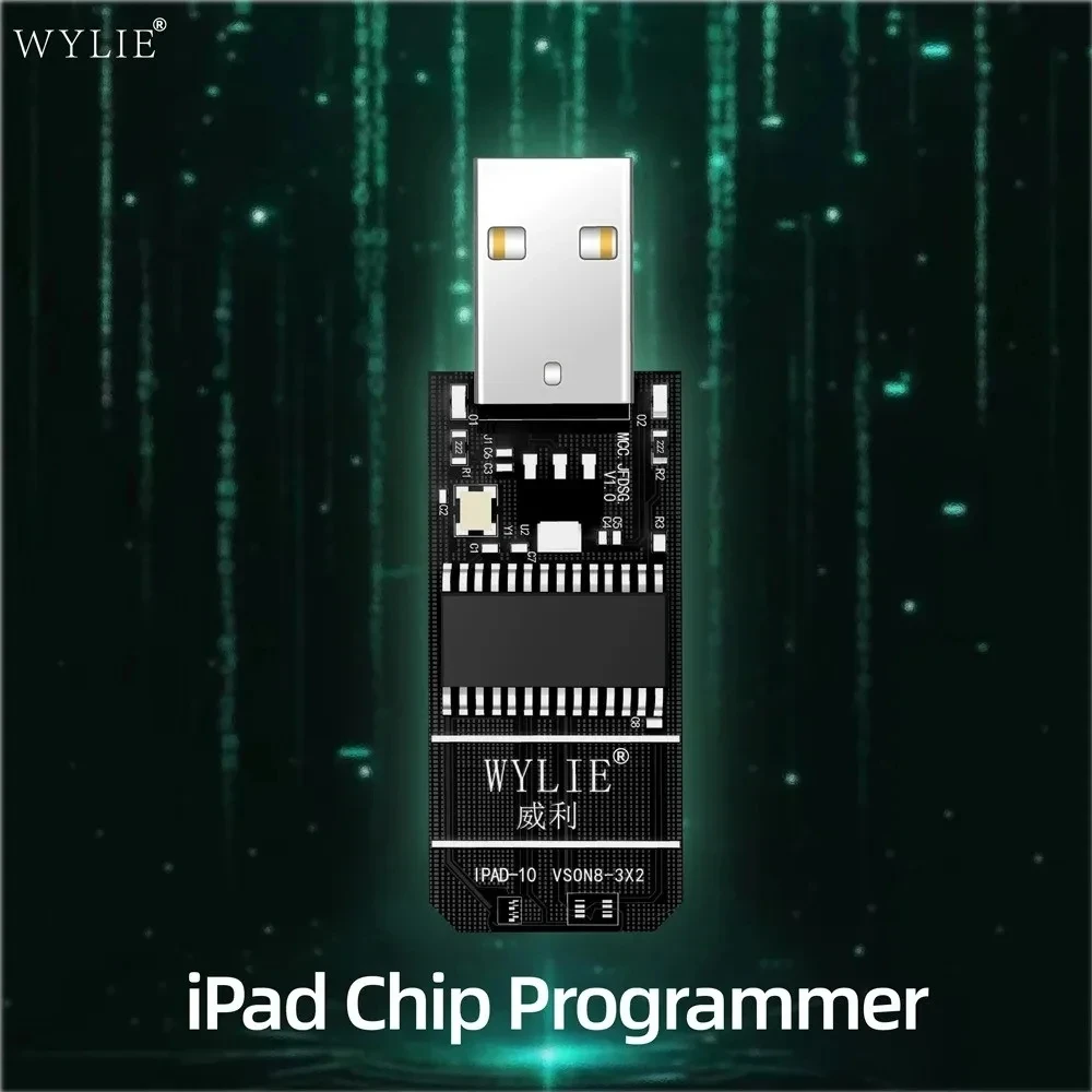 مبرمج WYLIE Chip لجميع موديلات Ipad مع دعم Tyc Fix IPad لا شحن ولا شحن سريع ولا شحن خطأ الحالي