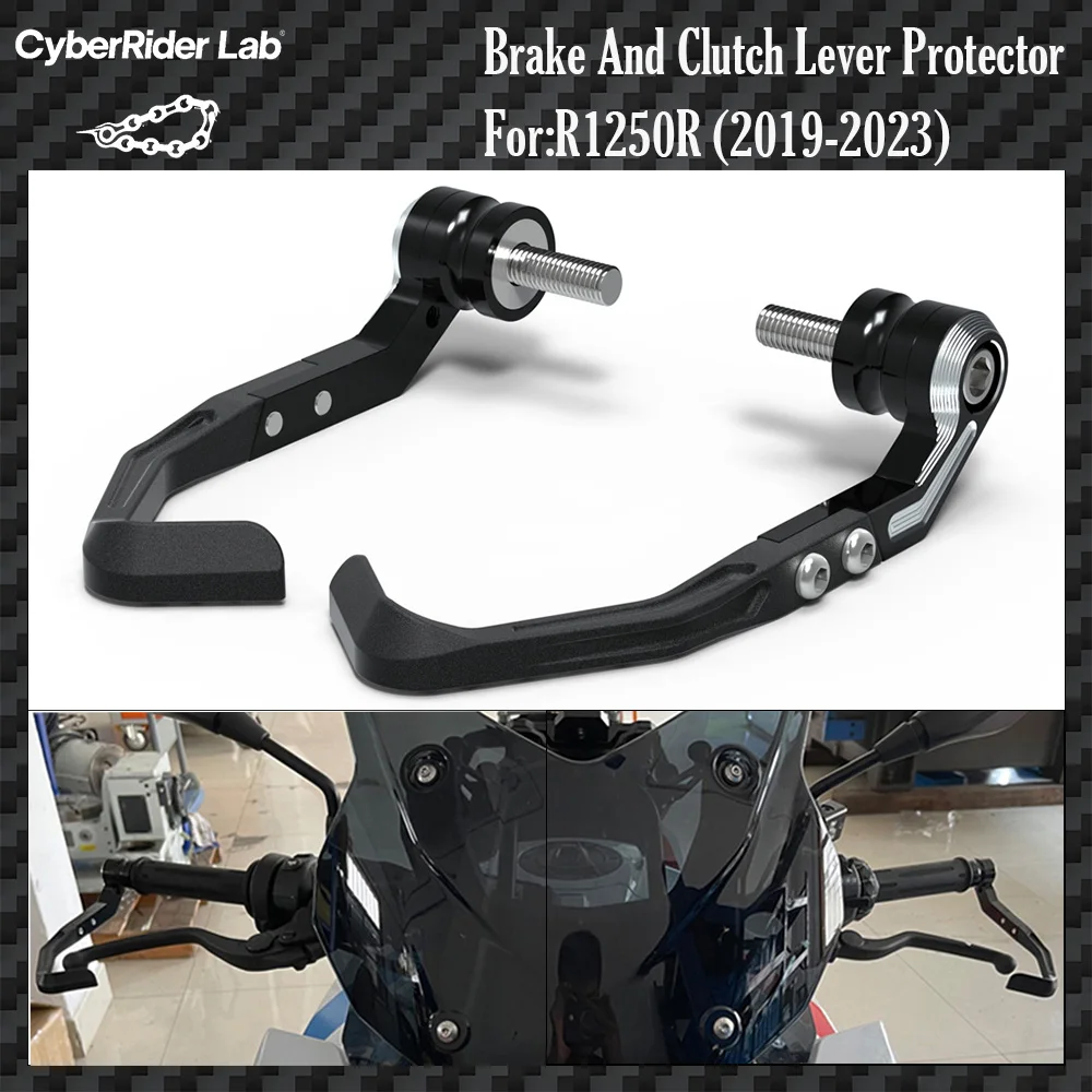 

Алюминиевый рычаг с ЧПУ, пара для BMW R1250R 2019-2023, мотоциклетные тормозные рычаги сцепления, защитный комплект, аксессуары для аварийной планки