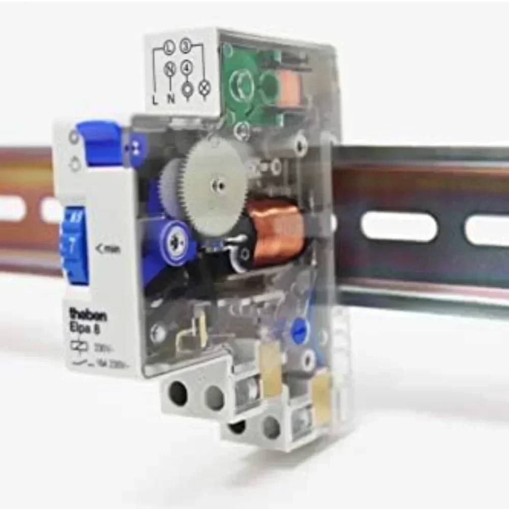 Stair Light Timer Switch For Door Lights 230V 16A DIN Rail Mount Timer Relay With Adjustable 30 Second To 20 Minute Delay