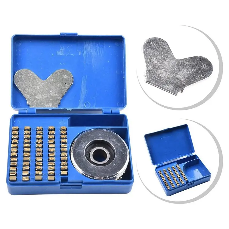 Embossed Printing Wheel Accessory Kit Compatible with FR-900 and FR-770 Continuous Sealing Machines