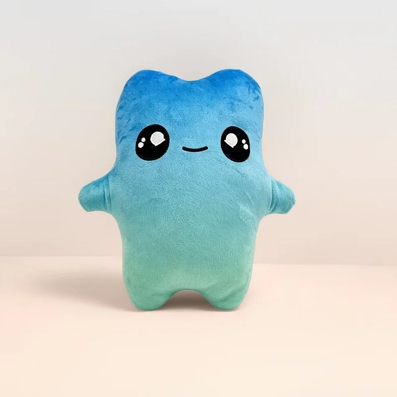Kawaii Game Sprite Plush Toy Cute Fire Ice Elemental Stuffed Animal Soft Plushie Doll Room Decor Fans Gift Collection