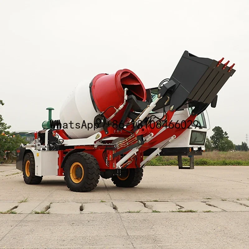 14m3 self loading mobile concrete mixer truck 6x4 pre mixer truck for sale