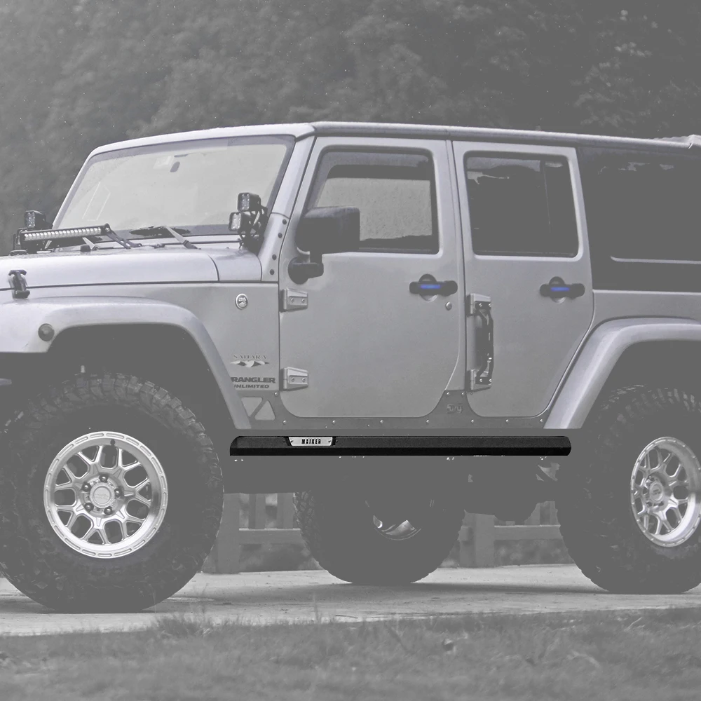 

Steel Side Step Bar With Light For Jeep Wrangler JL 18+ Running Board Penal 4X4 Accessory Maiker Manufacturer