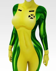 Halloween Rogue Female Spandex Cosplay Costume Adults Lady Superhero Zentai Bodysuit Halloween Costume