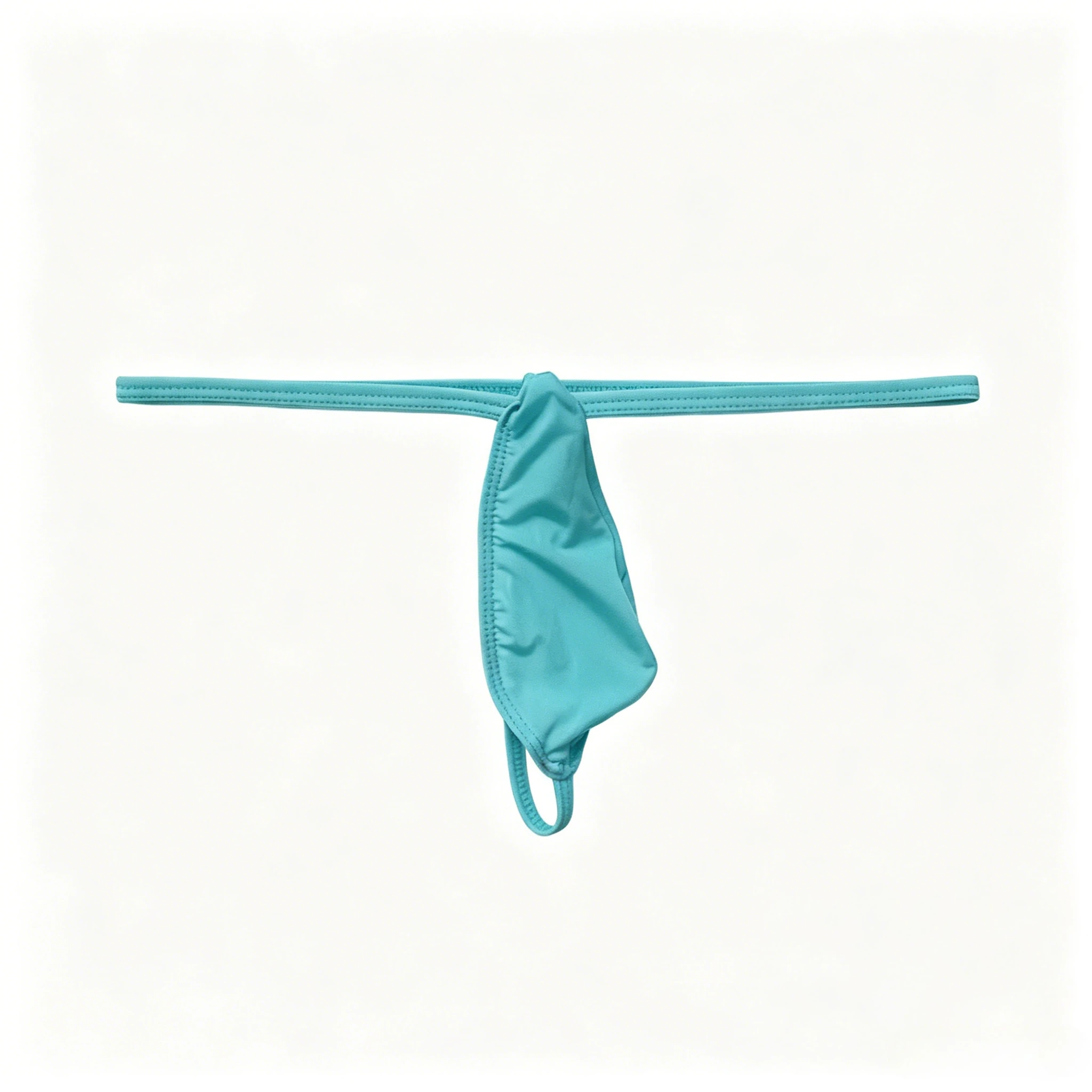 Men Ultra Thin Ice Silk T-Back Thong Underwear Low Rise Sexy Breathable Bulge Pouch Minimal Coverage Panties 0026