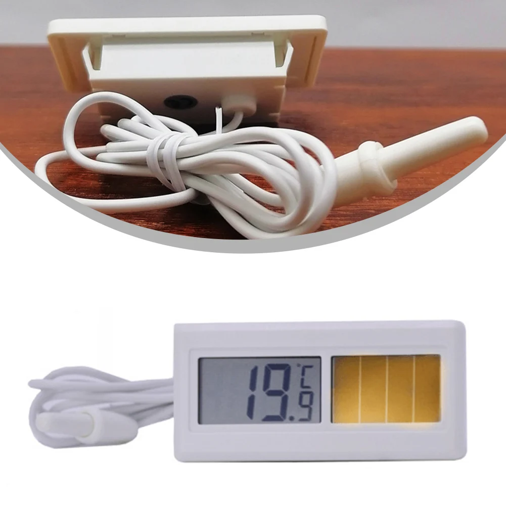 Mini Thermometer Digital LCD Thermometer ABS Material Flexible Placement Household Applications LCD Display For Home Use