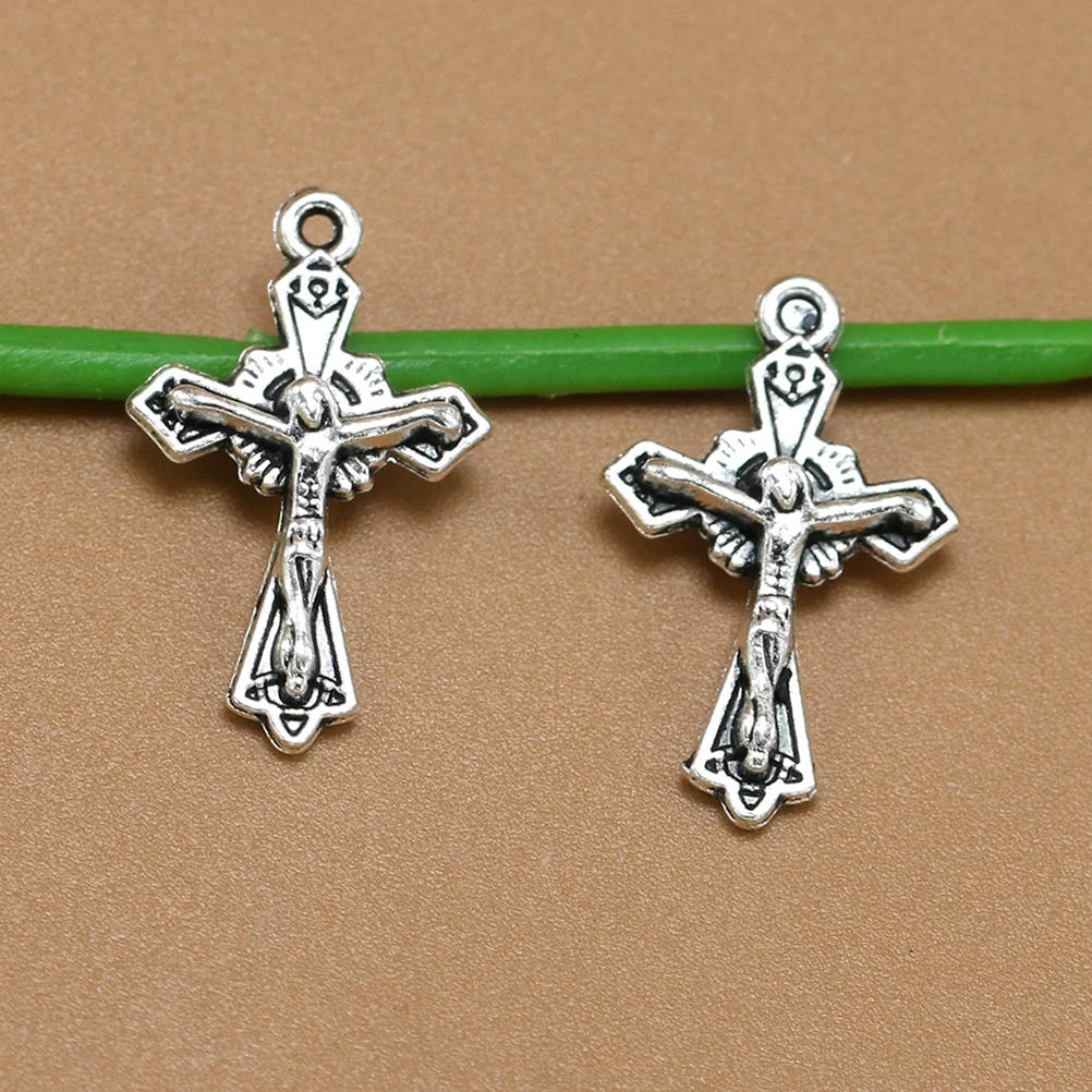

20 Pcs Alloy Pendant Accessories Jewelry Making Pendants Ancient Silver DIY Charms