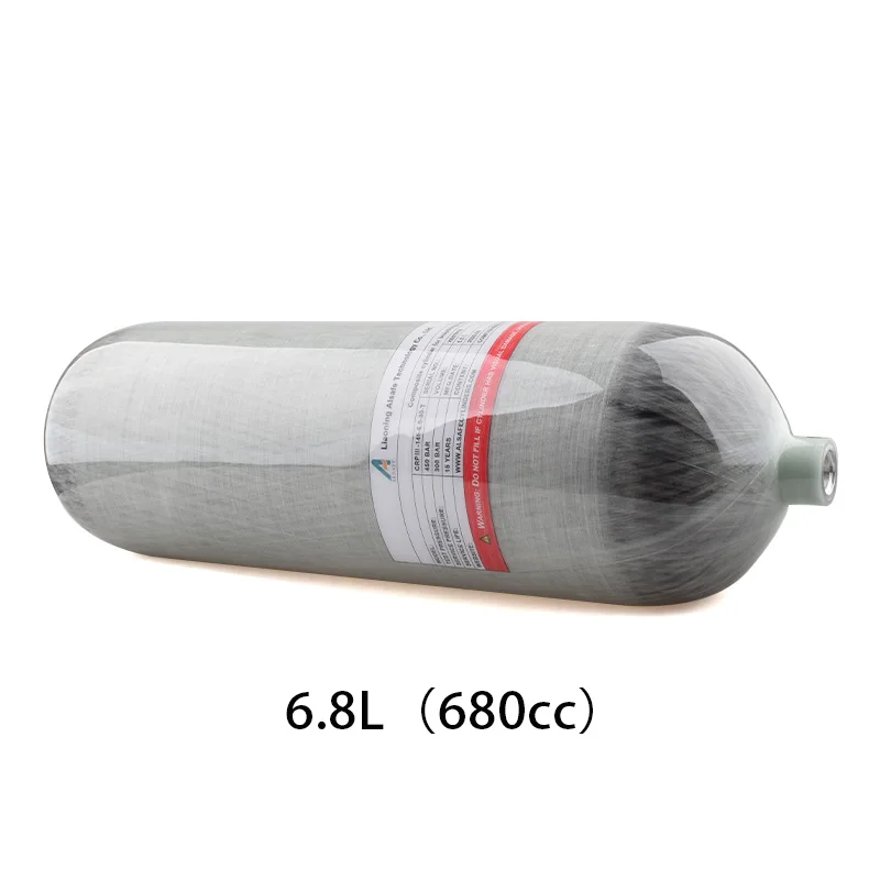 

HPA Scuba 6.8L Carbon Fiber Gas Cylinder 300BAR 4500PSI Air Tank M18*1.5 Station Cilindro Diving CO2 Soda Water Stream Fittings