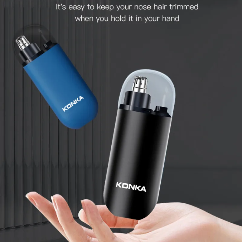 Rechargeable Nose Hair Trimmer Type-C Charging Waterproof Electric Trimmer for Men Nose Ear & Sideburn Hair Care image 2