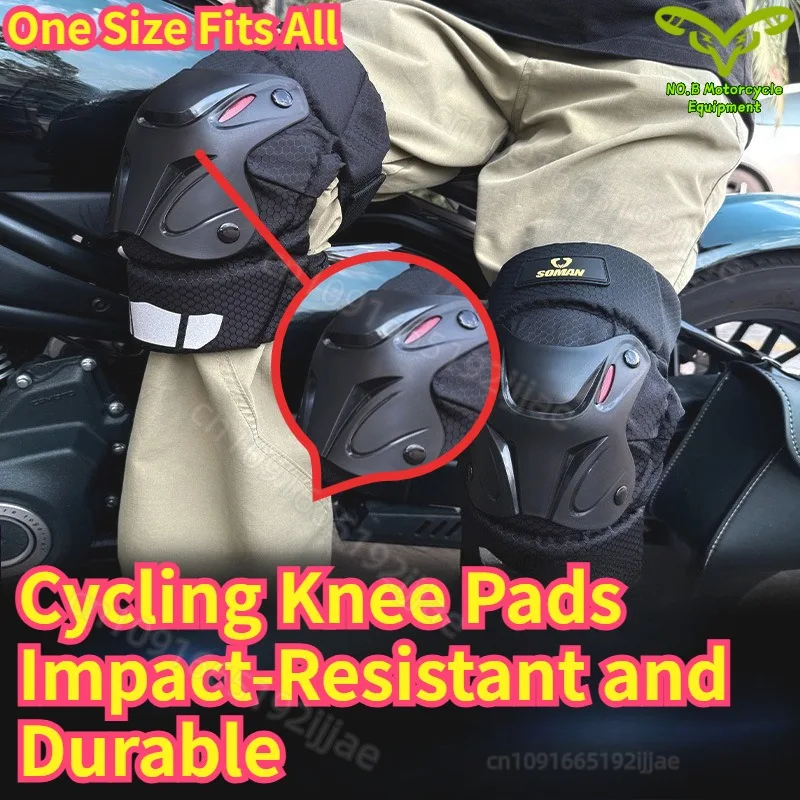 

Protective Motorbike Kneepad Motocross Motorcycle Knee Pads Night Reflective Racing Guards Protection