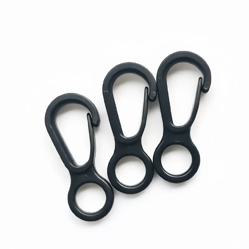 10 pcs Quick Release Snap Hooks, Durable, for Hanging Camping Lights, Keys and Small Items, Easy to Install