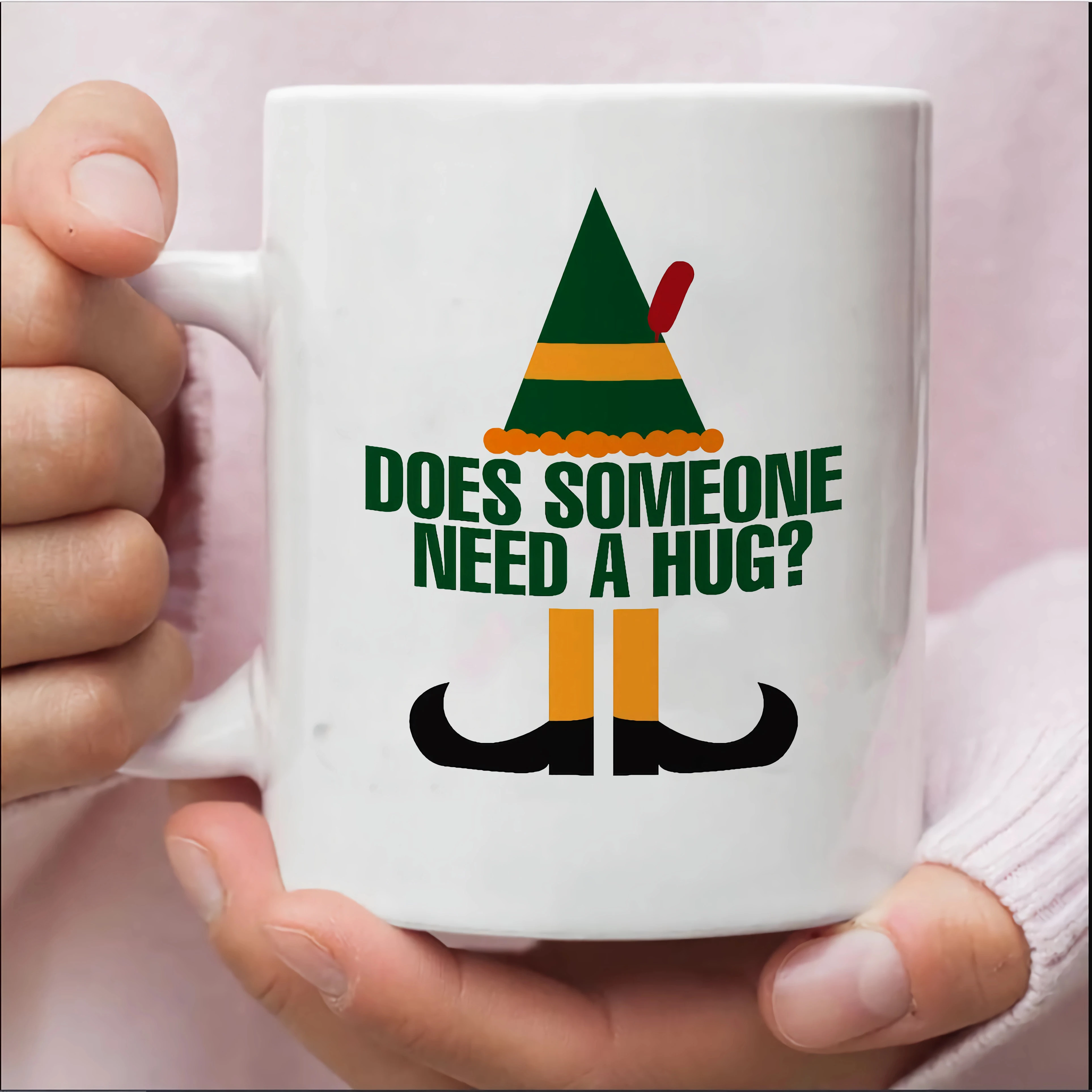 Elf Mug Elf Movie Buddy the Elf Does Someone Need a Hug Elf Coffee Mug Buddy the Elf Mug Buddy the Elf Quote