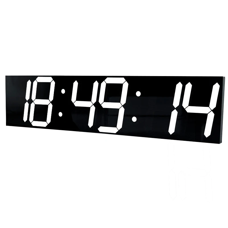 

LED Digital Large Size Creative Digital Wall Clock Perpetual Calendar Classroom Meeting Room GPS Electronic Clock Wall Hanging