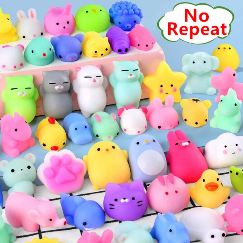 

5-10PCS Kawaii Squishies Mochi Anima Squishy Toys For Kids Antistress Ball Squeeze Party Favors Stress Relief Toys For Birthday