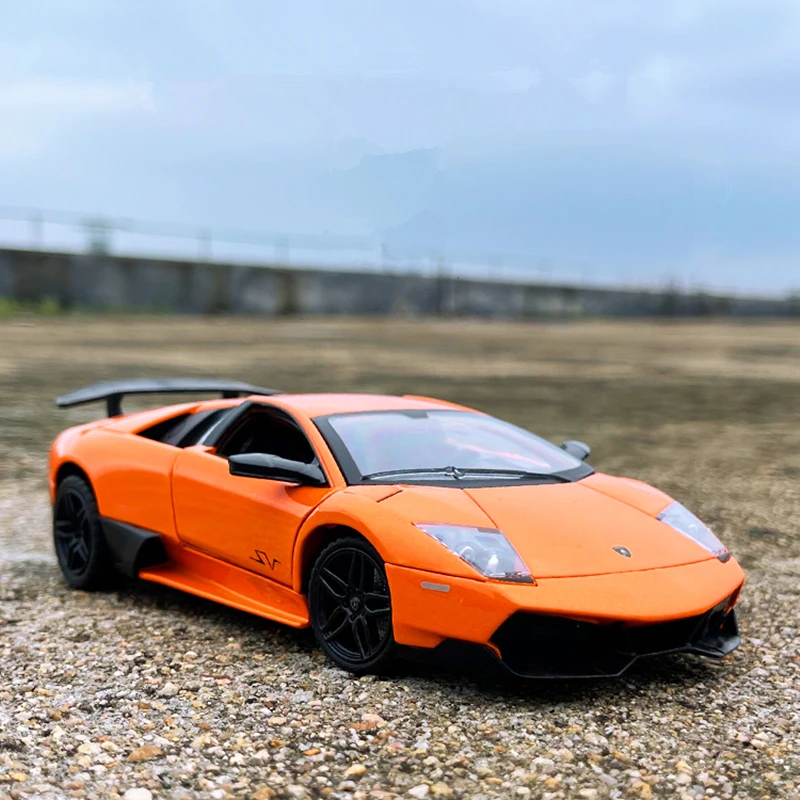 1:24 Murcielago Alloy Sports Car Model Diecast Metal Toy Racing Car Vehicles Model High Simulation Collection Childrens Toy Gift