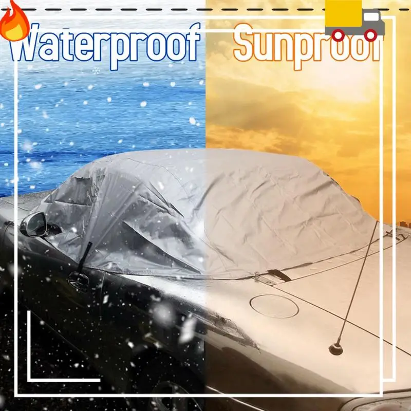 

420D Car Cover Soft Top Roof Protect Waterproof Anti UV Sun Shade Dustproof Cover Accessories For Mazda MX-5 MK1 MK2 MK2.5 Black
