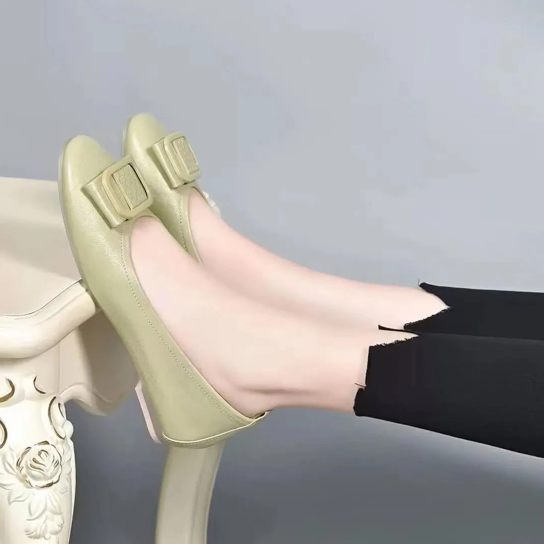 

Офисная женская обувь, мокасины с мягкой подошвой, стильная повседневная обувь Beau Today, модная мода высокого качества, популярная 39, женская обувь на плоской подошве