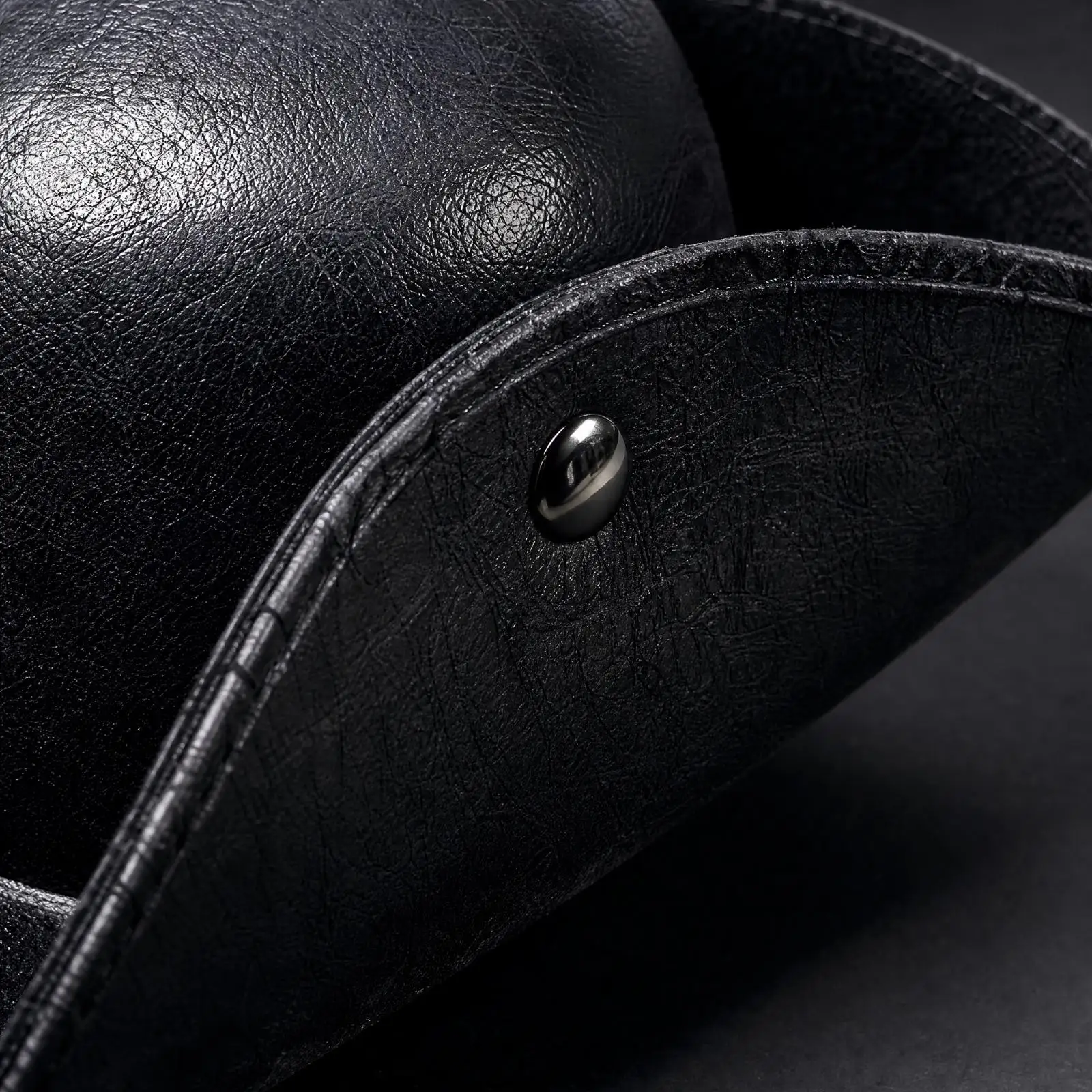 Swashbuckler Tricorn Hat Lightweight Pirate Hat with Metal Buttons Textured for