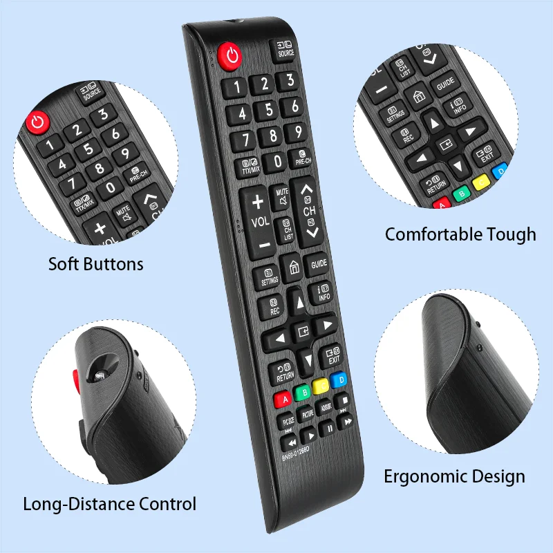 BN59-01268D BN59-01303A For Samsung Smart TV LED LCD 4K Remote Control UE40MU6103 UE40MU6120 UE40MU6122 UE40MU6125 UE40MU6192