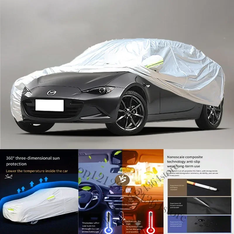 

For Mazda MX-5 Auto Anti snow Anti dust Anti-uv Anti peeling paint And Anti Rainwater 210t car cover Car cover protection