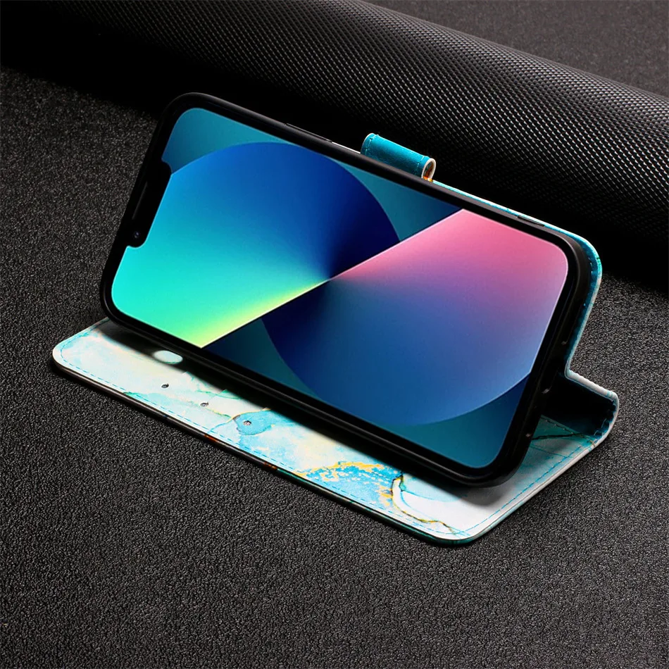 Leather Flip Phone Case For Apple iphone 15 14 13 12 Mini 11 Pro XS Max XR X 7 8 6s 6 Plus SE 2020 Cute Card Slot Wallet Cover