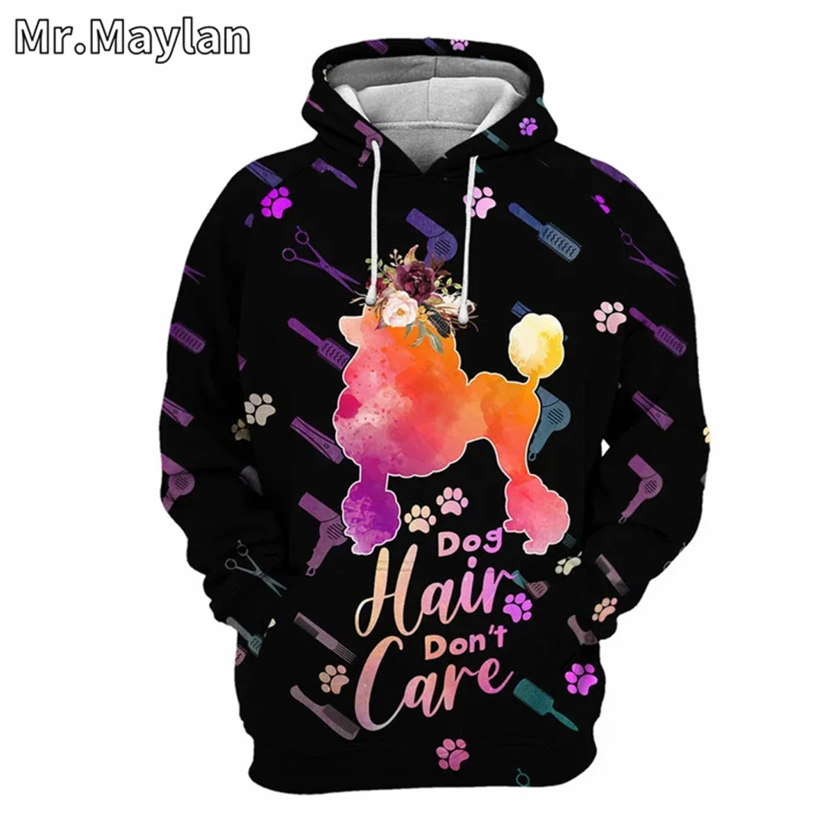 CUSTOM DOG GROOMER UNIFORM SALON PET 3D Printed Hoodie Men/Women Sweatshirt Streetwear Zip Pullover Casual Jacket Tracksuits-11