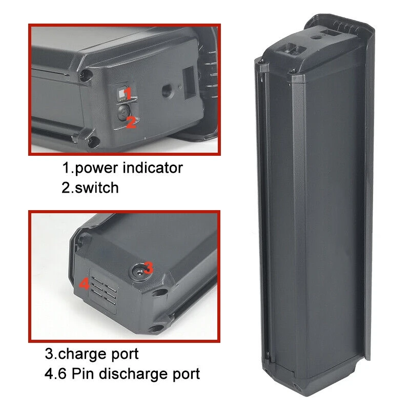 Himiway-Big Dog Zebra Cobra Pro Step Thru Ebike Battery Replacement Fat Tire Cargo Bike Battery Samsung Batteries 48V 52V 20Ah