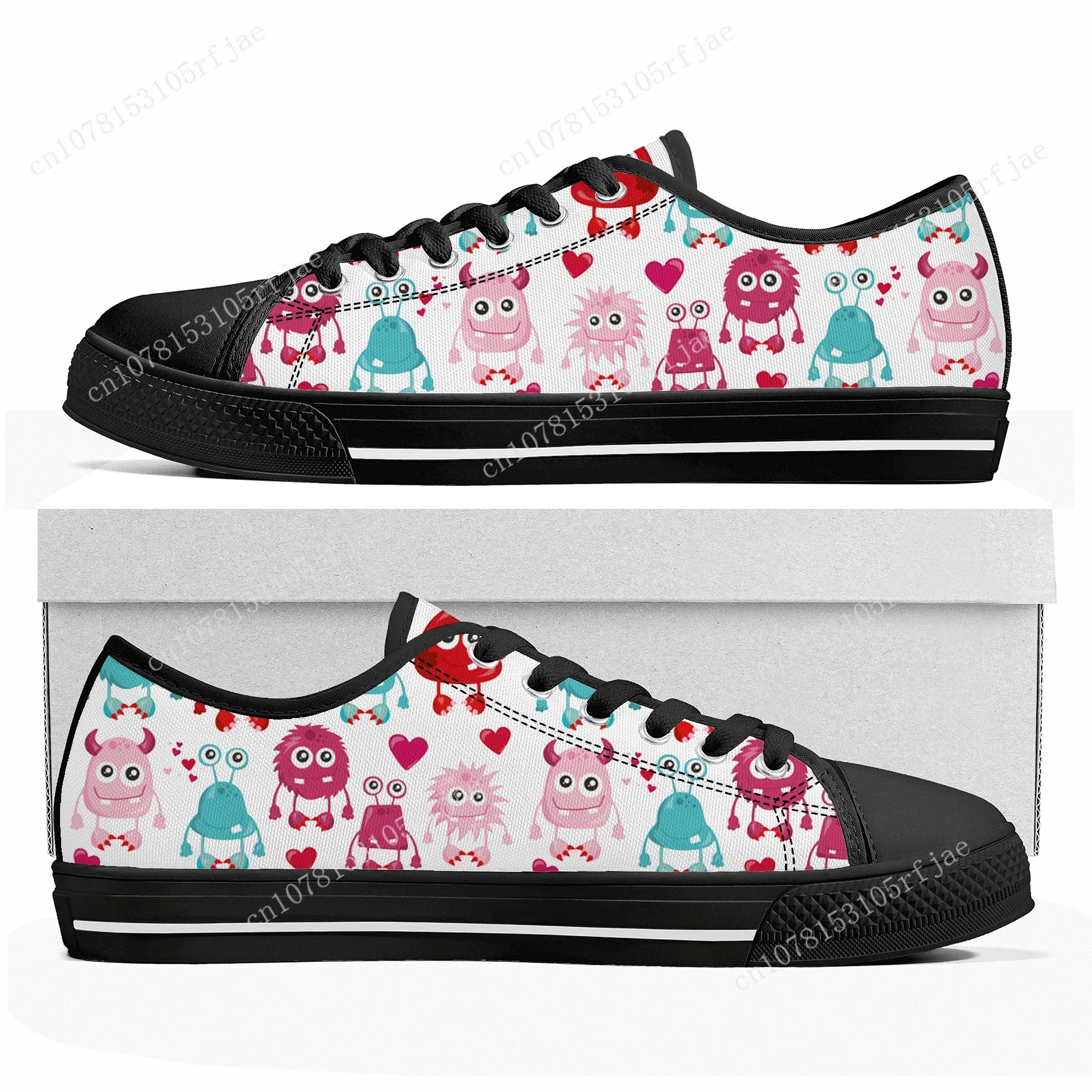 My Singing Monsters Custom Low Top Sneakers Cartoon Game Women Men Teenager Shoes Casual Tailor Made Canvas Sneaker