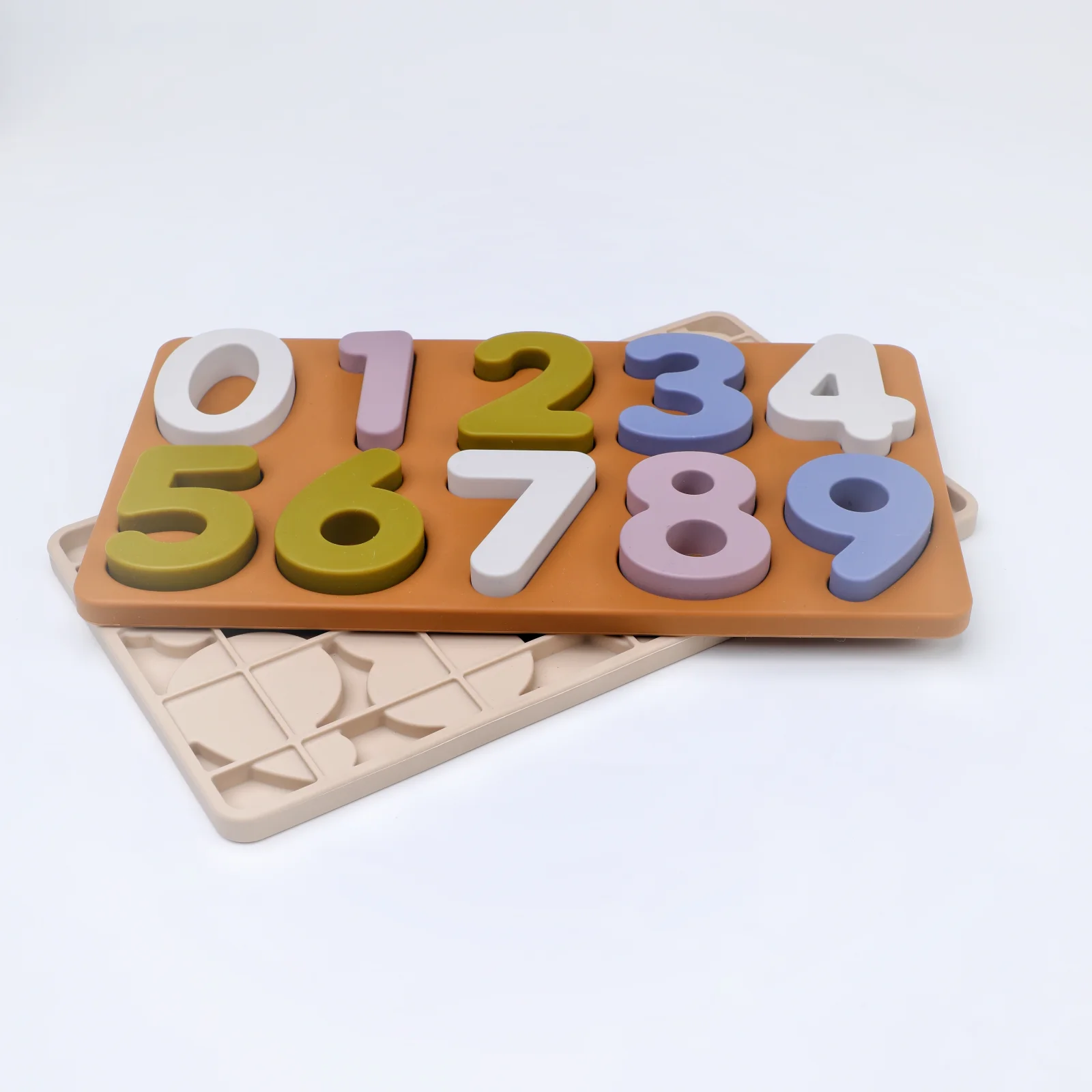 3d Nummer Buchstabe Silikon Puzzle Puzzle Babys pielzeug Sortieren Mathe Ziegel Kinder Lernspiel kreative Lernen Baby party Geschenke