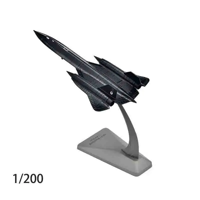 

1: 200 SR71 reconnaissance aircraft model foam model simulation bomber alloy fighter model toy