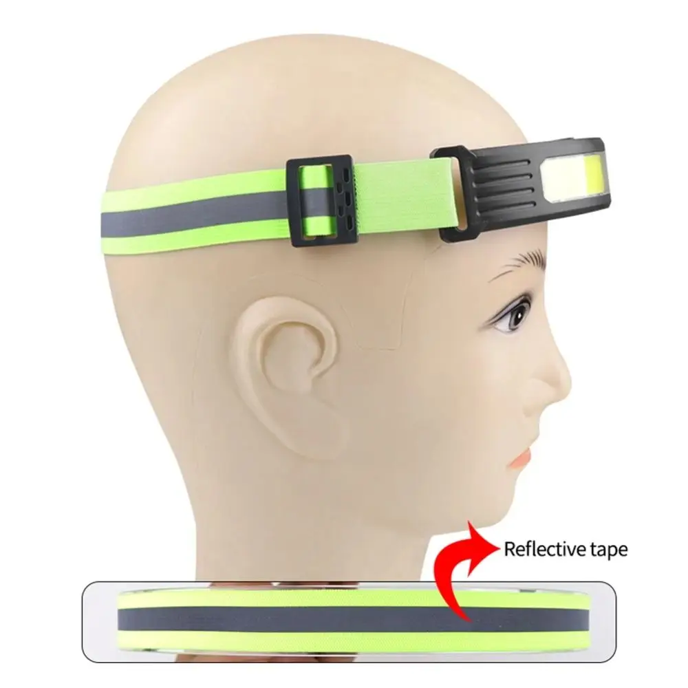 6 Lighting Modes COB LED Headlamp Waterproof Intelligent Waving Sensor Sensor Headlight Powerful Wave Sensor Headlight Torch