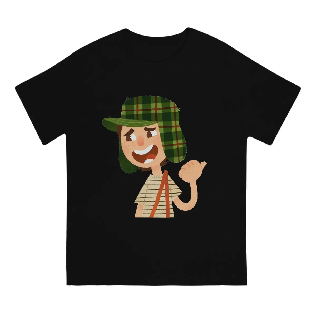 El Chavo animado Man TShirt Main Character Individuality T Shirt Graphic Streetwear New Trend