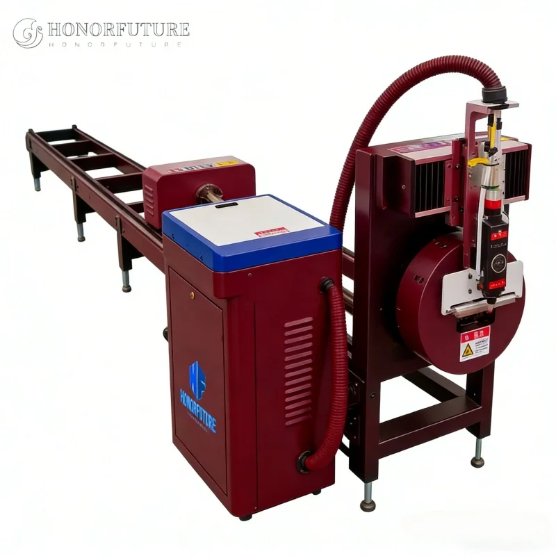 Pipe Laser Metal Cutter Guardrails Simplified version Metal Square Tube CNC Fiber Laser Cutting Machine 1.5kw 3kw Tools for Sale