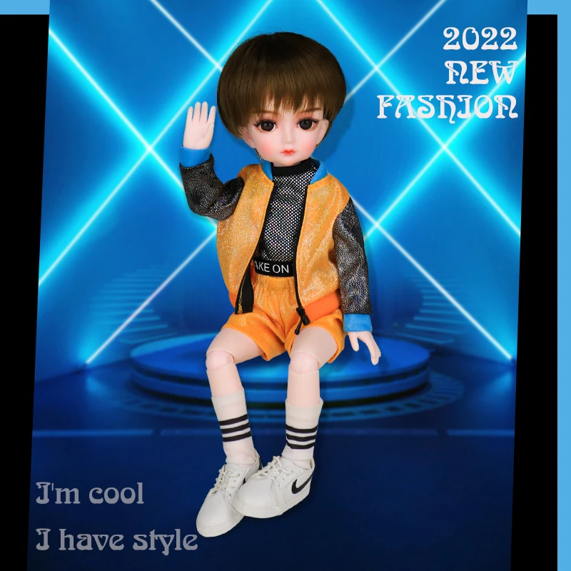 New Street Dance Boys 30cm Bjd Doll 23 Moveable Joints 1/6 bjd DIY Handmade Dolls Kids Toy Girls Doll Toy Giftanime Doll