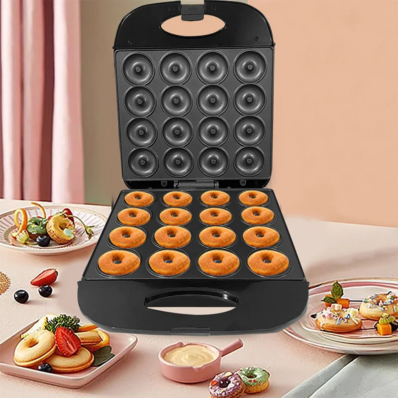 Mini Donut Machine Donut Maker Bakes 16 Mini Donuts (US Plug)