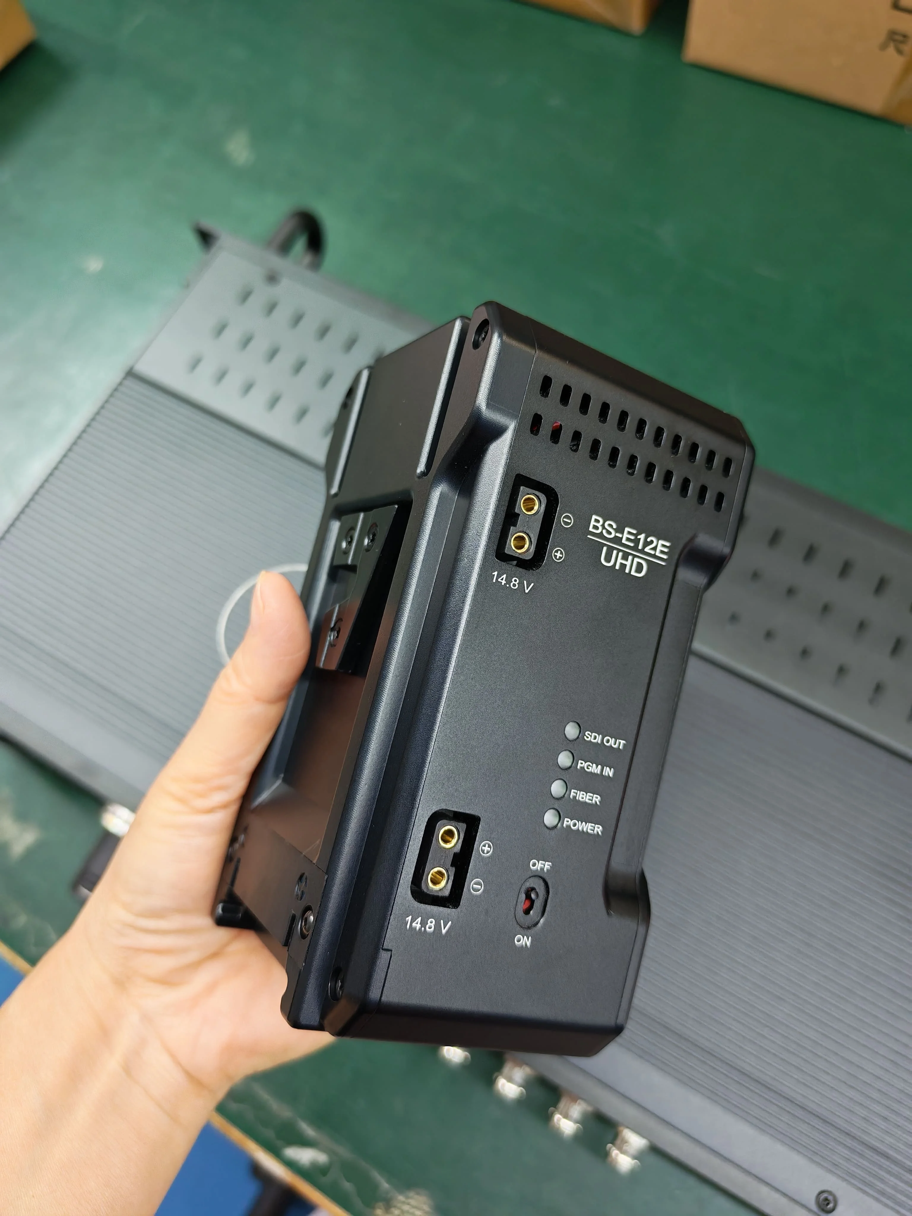 IP Control SMPTE 4K SDI EFP To Fiber Camera Systems With 1GB Ethernet BMD