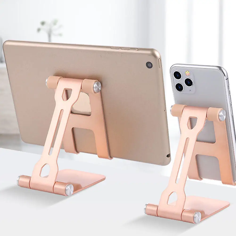 

1Pcs Foldable Phone Holder Desktop Tablet Stand Multifunction Adjustable Mount for Home Office Live Streaming Reading