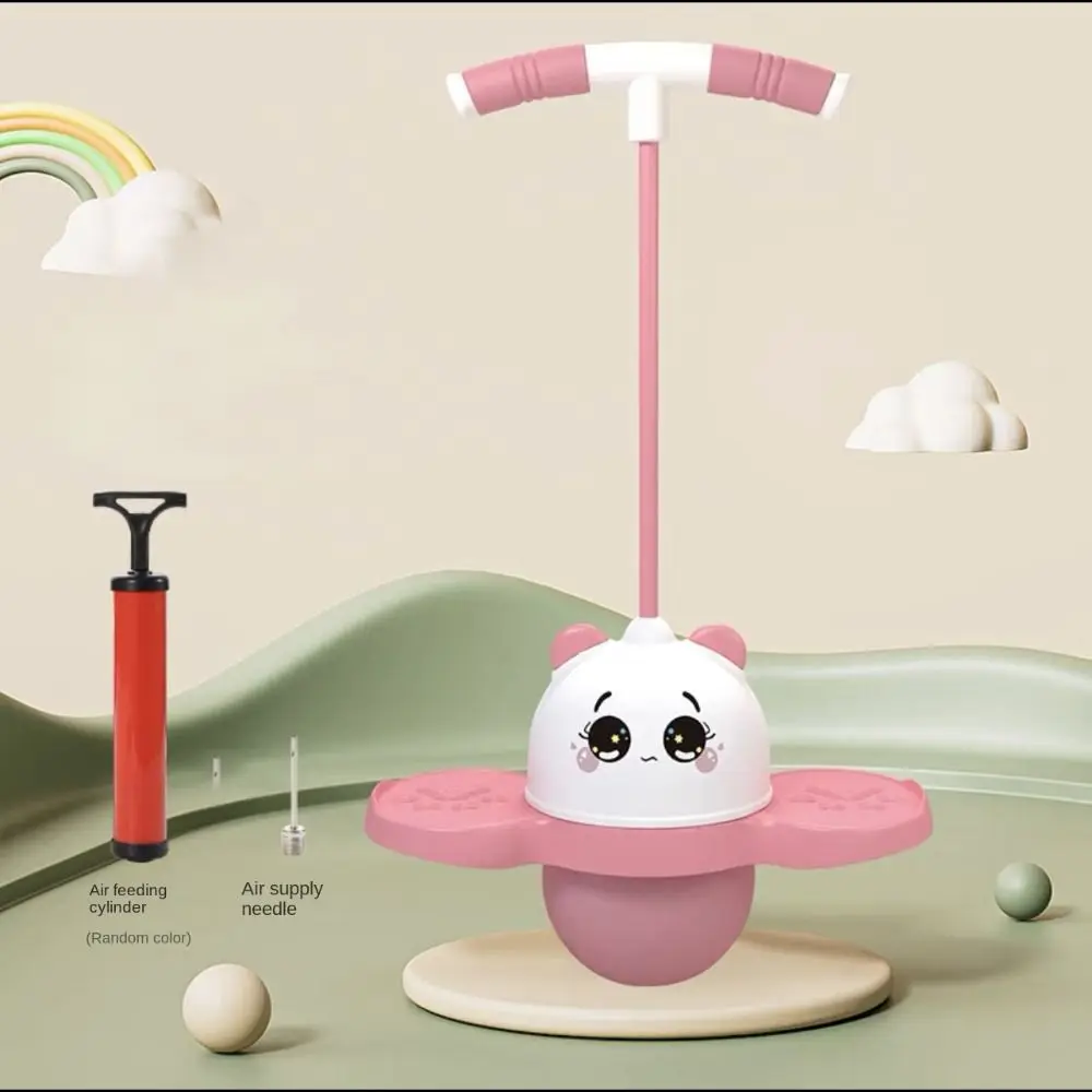 子供が背が伸びるパンダバウンスボール長さの高さヘルプフィットネスパンダバランスおもちゃ子供のバランストレーニングパンダジャンプボール