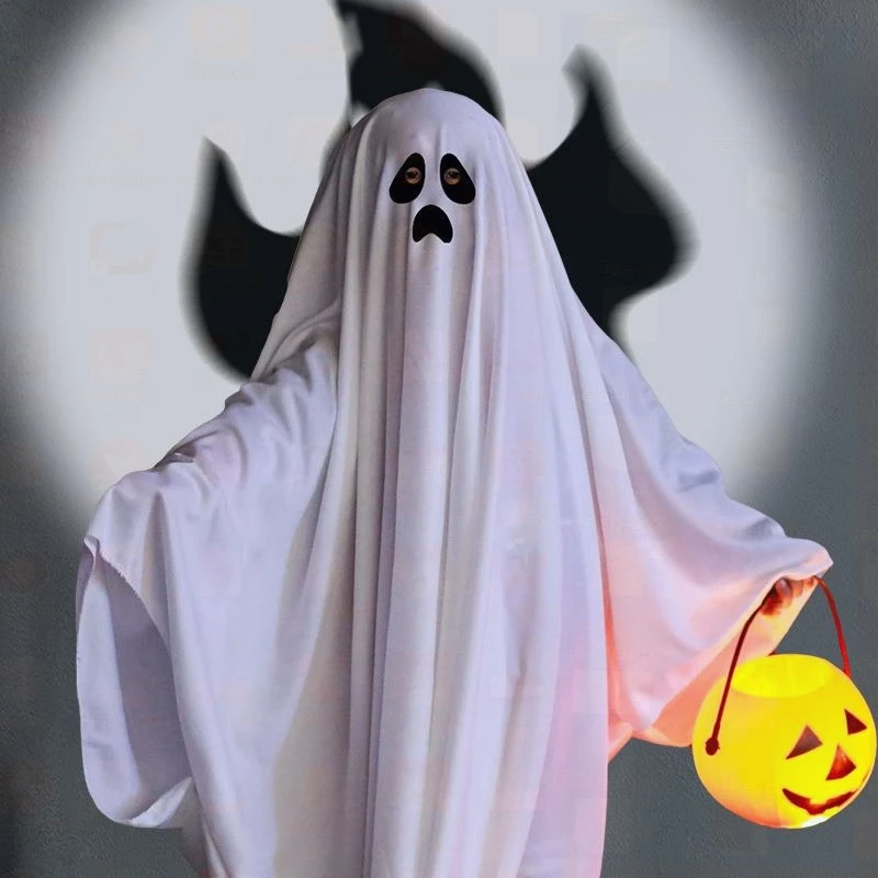 

Костюм призрака на Хэллоуин, милый костюм дьявола, реквизит для косплея, одежда из полиэстера, китайский производитель