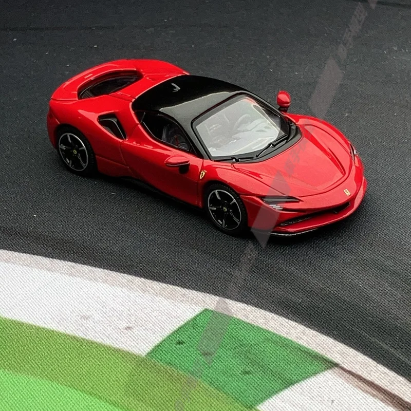 BBR 1/64 SF90 Rosso Corsa Lega Veicolo a motore Giocattolo Pressofusione Modello in metallo Collezione Regali per ragazzi