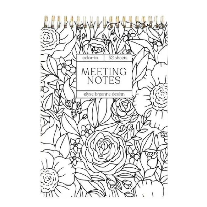 Color-in Spiral Tally Book for Classroom Office Plan Work ScheduleJAS