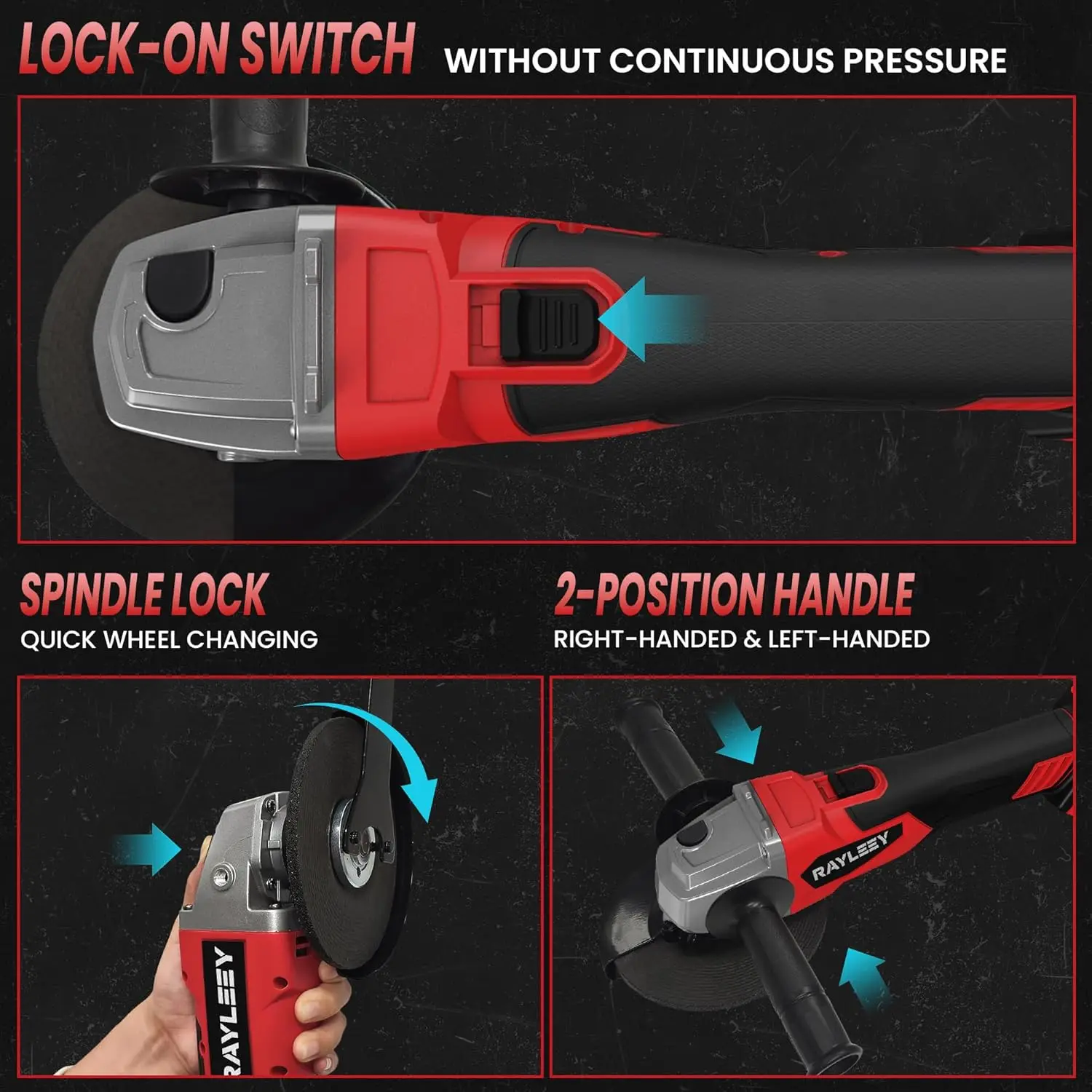 Milwaukee 125 мм аккумуляторный полировальный станок для резки, бесщеточный угловой шлифовальный станок, электроинструменты с аккумулятором для полировки металла, дерева