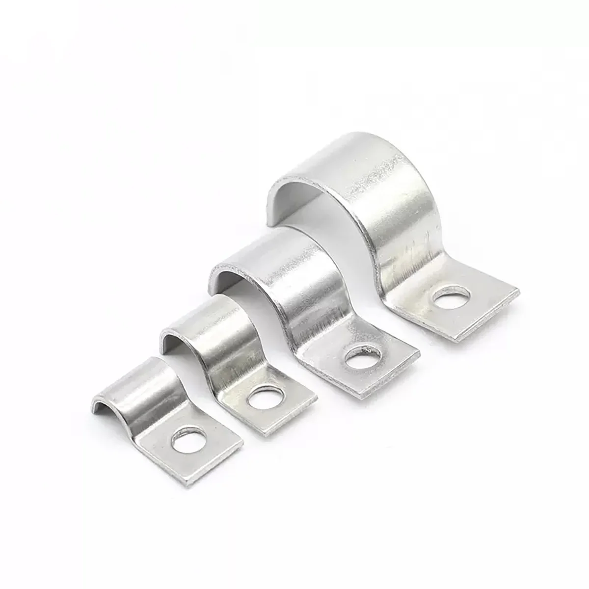 304 Stainless Steel  Double Side Pipe Clamp/P-Type Instrument Pipe Clamp