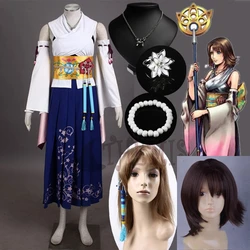 Athemis Final Fantasy Zehn Yuna Cosplay Beschworen Kostüm Outfit Hohe Qualität Gleiche Wie Original Charakter Jede Größe