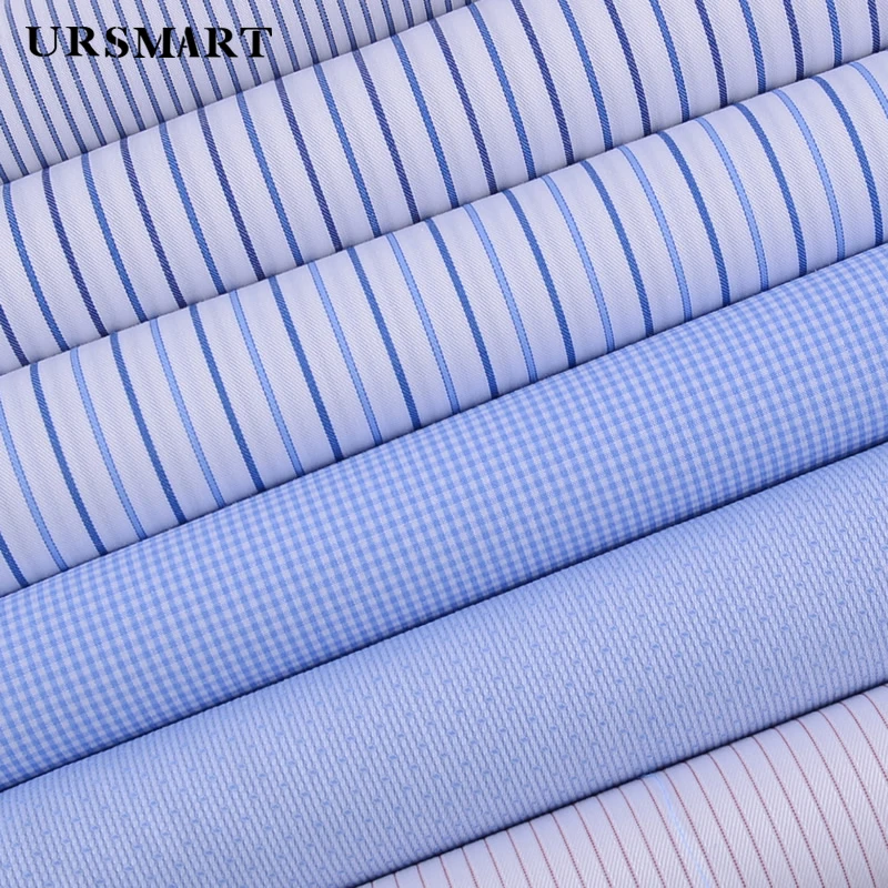 Fashion striped 100% cotton tailored men's shirt elegant gentleman's French cuffs customized shirt for men